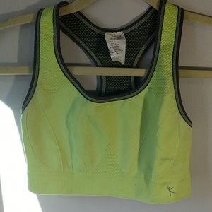 Green/Black Sports Bra